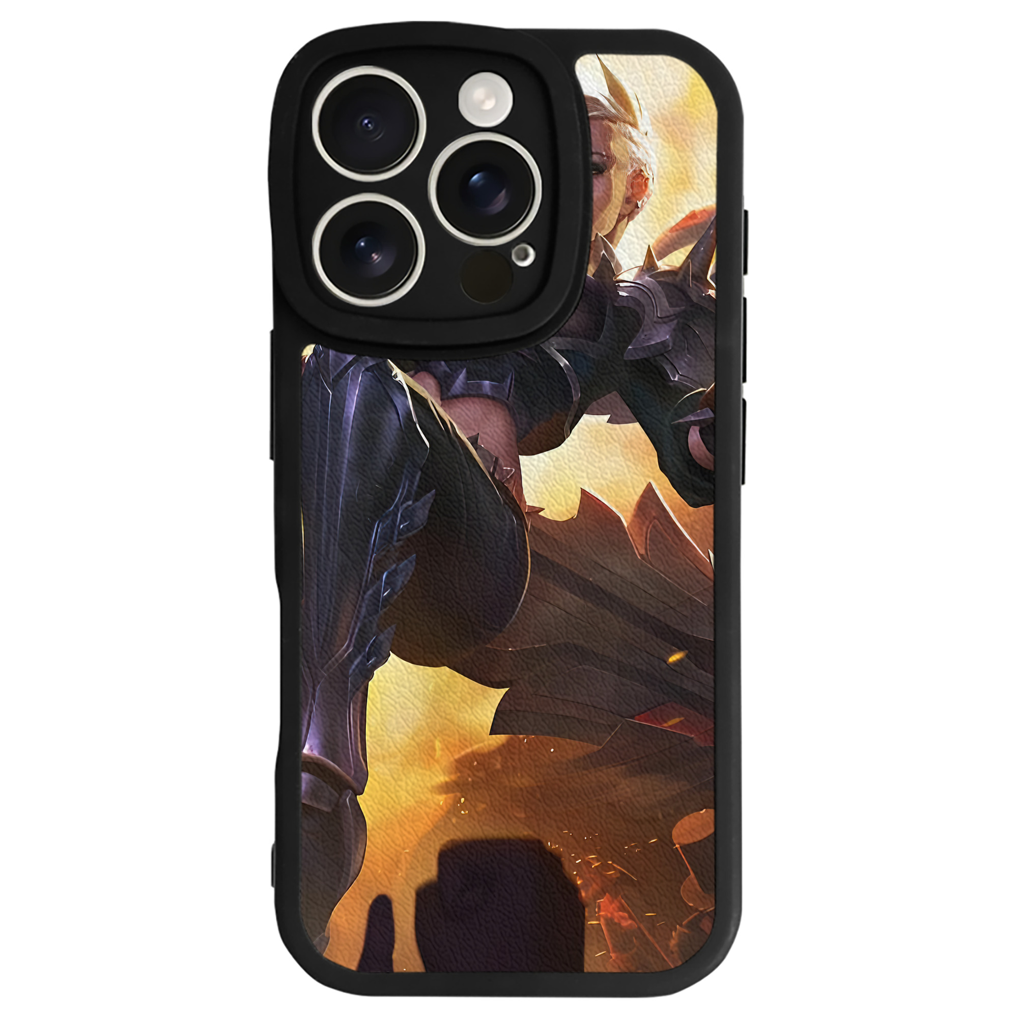 （画像用） リーグ・オブ・レジェンド League of Legends LOL 【iPhone 16シリーズ対応】シリコンスマホケース（レザー調） 材質：シリコン